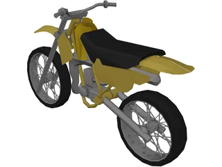 Kawasaki KX-80 (1982) 3D Model preview
