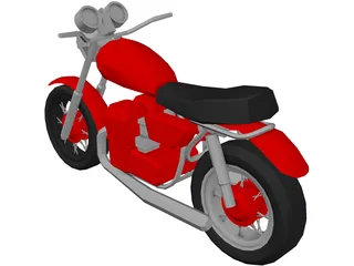 Yamaha 650 (1976) 3D Model preview