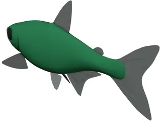 Neon Tetra 3D Model preview