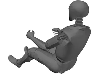 Crash Test Dummy 3D Model preview