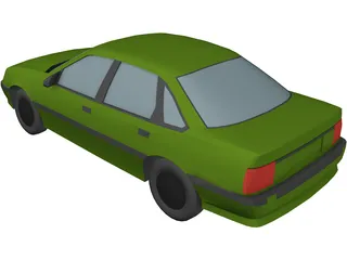 Opel Vectra (1990) 3D Model preview