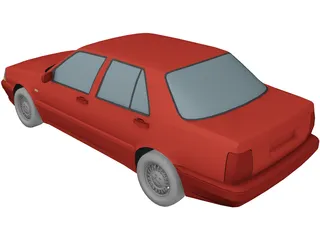 Lancia Thema 8.32 (1987) 3D Model preview
