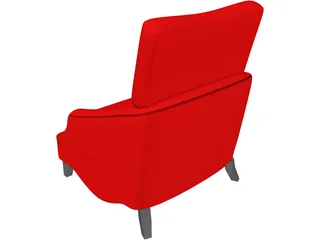 Chair Lounge Princeton 3D Model preview