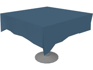 Table Cloth Princeton 3D Model preview