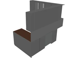 Kitchen Complete 3D Model preview