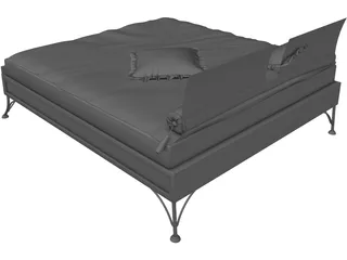 Bed 3D Model preview