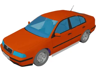 Skoda Octavia 3D Model preview