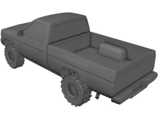Nissan Pickup (1996) 3D Model preview