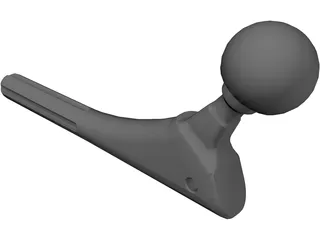 Hip Prosthesis 3D Model preview