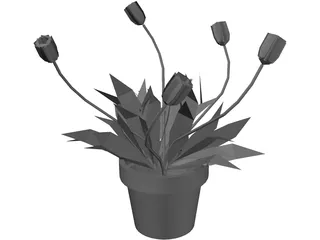 Dandelion 3D Model preview