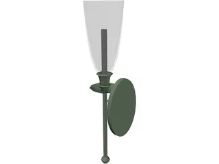 Lamp Wall 3D Model preview