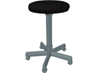 Stool 3D Model preview