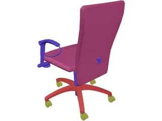 Chair Arms Task 3D Model preview