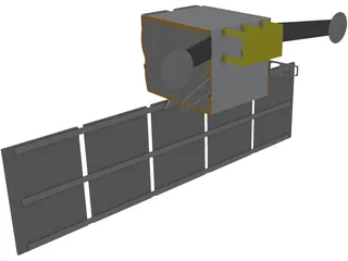 Space Based Infrared Satellite (SBIRS) 3D Model preview