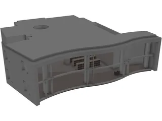 Library [+Interior] 3D Model preview