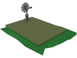 Windmill 3D Model preview
