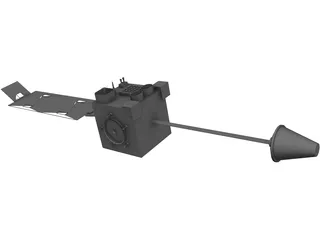 Satellite GOES 3D Model preview