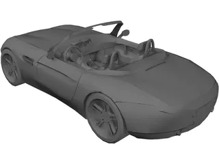 BMW Z8 Convertible 3D Model preview