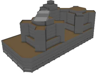 Hospital 3D Model preview