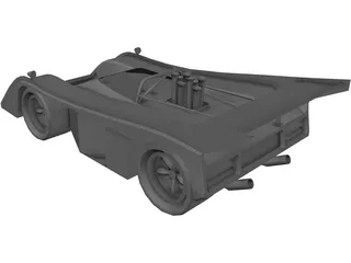 McLaren Race Car (1972) 3D Model preview