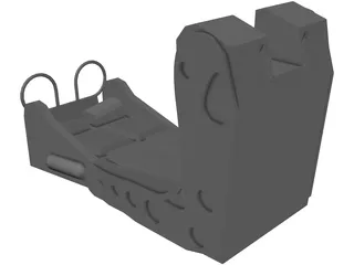 Ejection Seat 3D Model preview