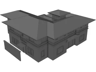 California House 3D Model preview