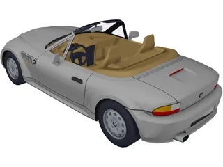 BMW Z3 3D Model preview