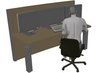 Console 3D Model preview