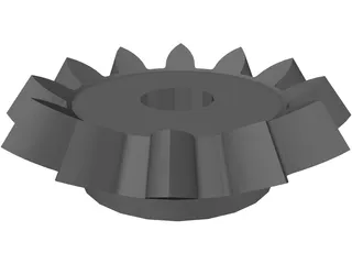 Bevel Pinion 3D Model preview