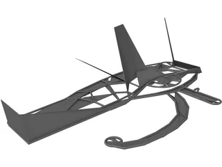 Eye of Horus Ornament 3D Model preview