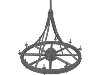 Lustre Far-West 3D Model preview