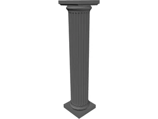 Column 3D Model preview