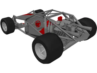 Dune Buggy 3D Model preview