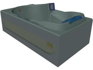 Custom Bathtub 3D Model preview