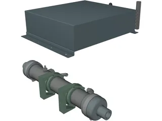 AC&R Evaperator and Condenser 3D Model preview