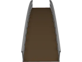 Wood Bridge 3D Model preview