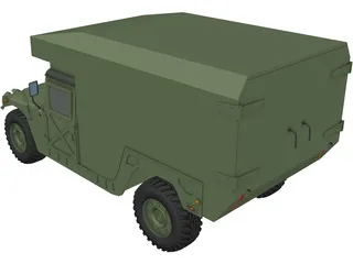 M997 Ambulance 3D Model preview