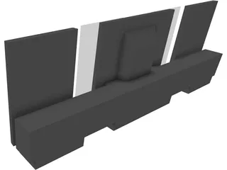CD Stereo Mini-System 3D Model preview