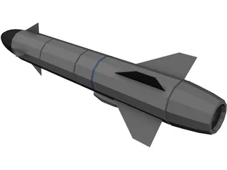 Missile Penguin Anti-Ship 3D Model preview