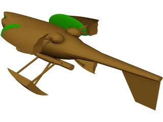 Martian Flyer 3D Model preview