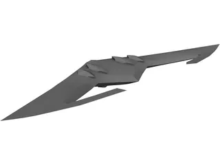 B-2 Stealth Bomber 3D Model preview