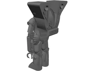 Battletech Elemental 3D Model preview