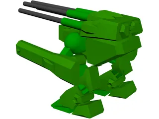 MAC II Monster 3D Model preview