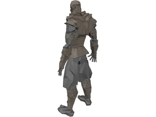 Ninja 3D Model preview