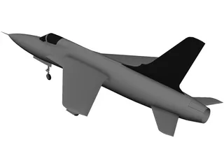 F-105 Thunderchief 3D Model preview