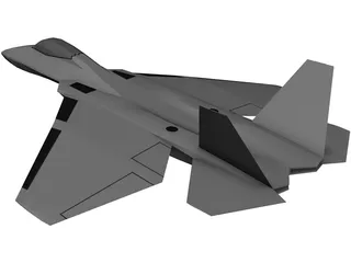 Sukhoi Su-60 Stealth 3D Model preview