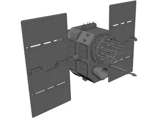 Navstar Satellite 3D Model preview