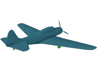 Douglas TBD-1 Devastator 3D Model preview