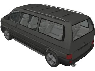 Volkswagen Transporter T4 3D Model preview