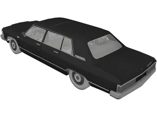 GAZ-14 Chaika (1977) 3D Model preview